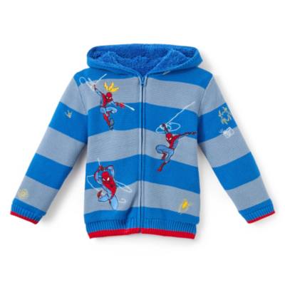 Spider-Man - Kapuzenstrickjacke mit Rei&szlig;verschluss f&uuml;r Kinder