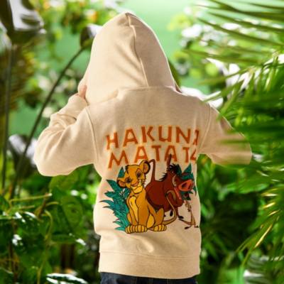 The Lion King Zip Front Hooded Sweatshirt For Kids