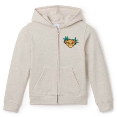 The Lion King Zip Front Hooded Sweatshirt For Kids