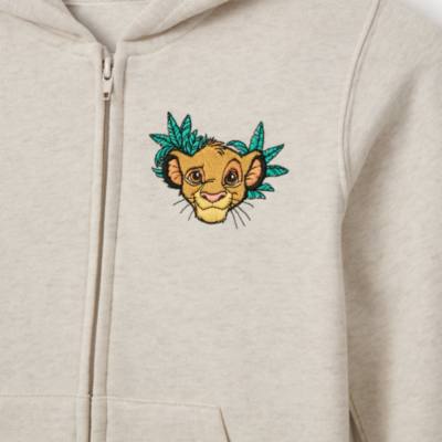 The Lion King Zip Front Hooded Sweatshirt For Kids