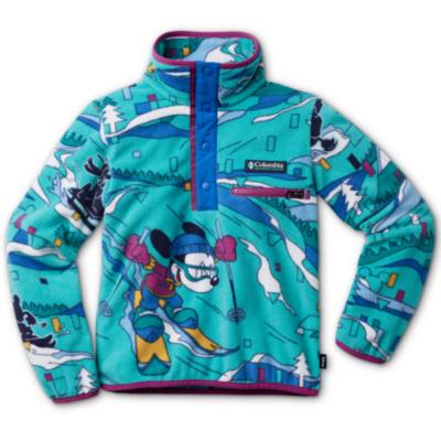 Columbia Mickey Mouse Blue Fleece Pullover Jacket for Toddlers