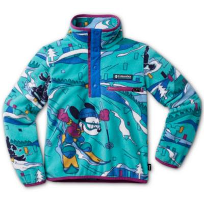 Columbia Mickey Mouse Blue Fleece Pullover Jacket for Kids