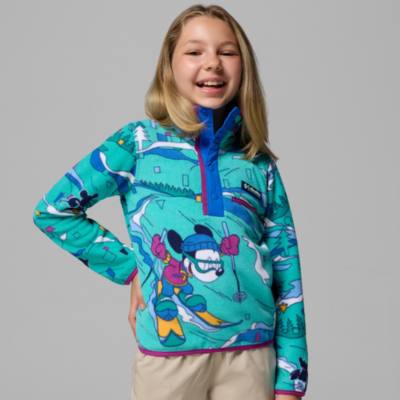 Columbia Mickey Mouse Blue Fleece Pullover Jacket for Kids