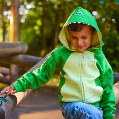 Rex Costume Zip Front Hooded Sweatshirt For Kids, Toy Story