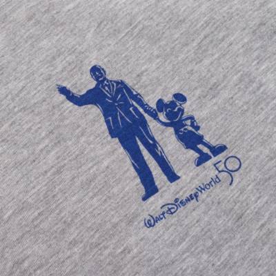 Walt Disney World - 50th Anniversary - Walt Disney und Micky Maus - T-Shirt f&uuml;r Erwachsene