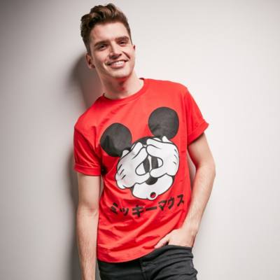 Disney Store Mickey Mouse Japanese T-Shirt For Adults