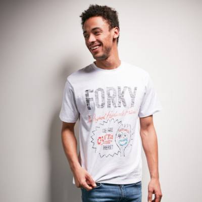 Disney Store - Toy Story&nbsp;4 - Forky - T-Shirt f&uuml;r Erwachsene