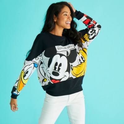 Disney Store Mickey and Friends Ladies' Sweatshirt