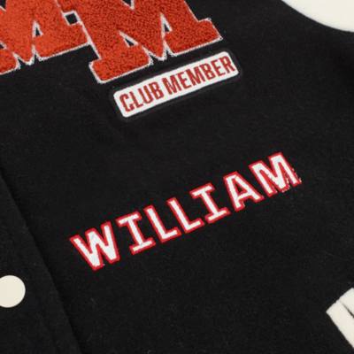 Disney Store Mickey Mouse Varsity Jacket For Adults