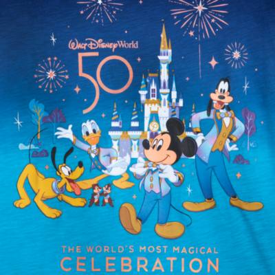Walt Disney World - Micky Maus - 50. Geburtstag - T-Shirt f&uuml;r Erwachsene