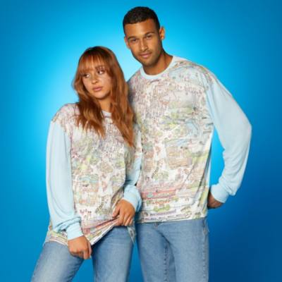 Walt Disney World 50th Anniversary Vault Map Sweatshirt For Adults