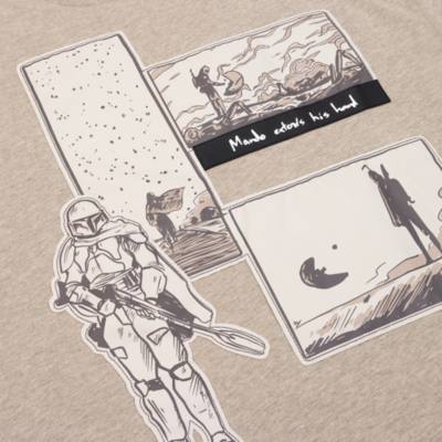 Disney Store T-shirt The Mandalorian Concept Art pour adultes
