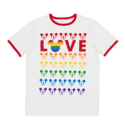 Disney Store T Shirt Mickey Love Pour Adultes Rainbow Disney Shopdisney