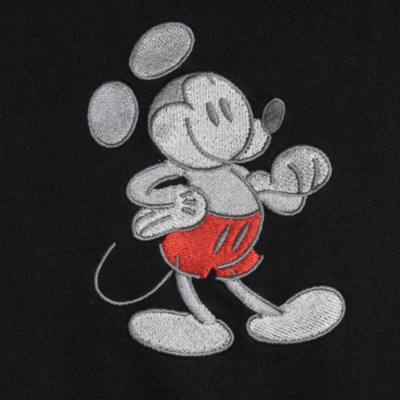 Disney Store Mickey Mouse Genuine Mousewear Black Hooded Sweatshirt For Adults