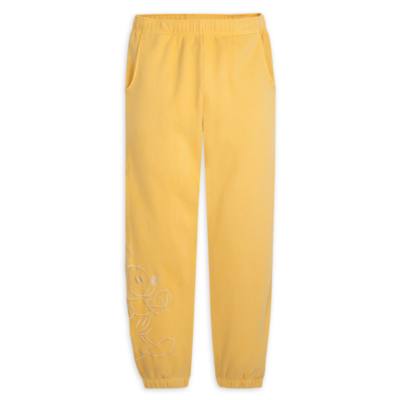 Disney Store Pantalon de jogging Mickey Genuine Mousewear jaune pour adultes