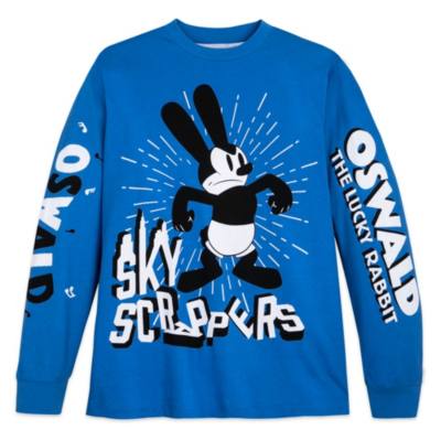 Oswald the Lucky Rabbit Disney100 Long Sleeve T-Shirt For Adults