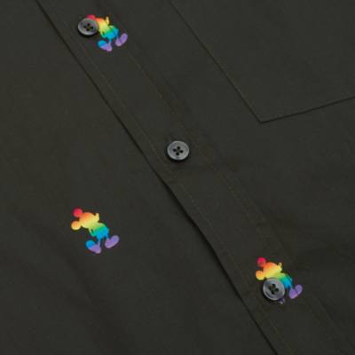 Disney Store Mickey Mouse Pride Short-sleeved Shirt For Adults