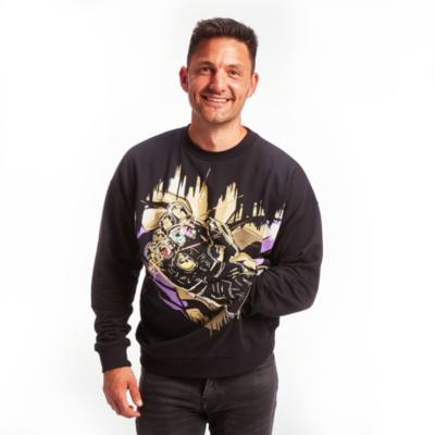 Thanos Infinity Gauntlet Light-Up Sweatshirt For Adults
