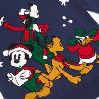 Disney Store Pull de No&euml;l Mickey et ses Amis style vintage pour adultes