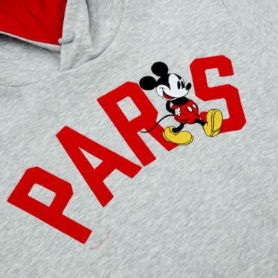 Sudadera con capucha Paris Mickey Mouse para adultos,
