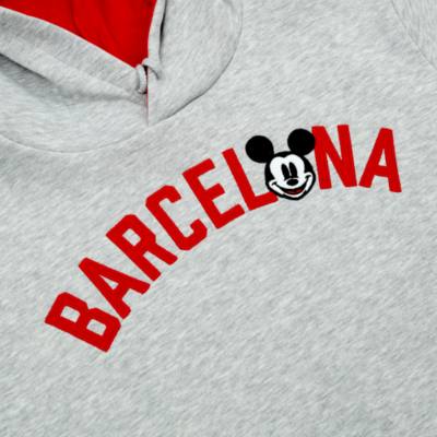 Mickey Mouse Barcelona Hooded Sweatshirt for Adults