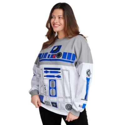 Sudadera universitaria R2-D2 para adultos, Spirit Jersey, Star Wars, Disney Store