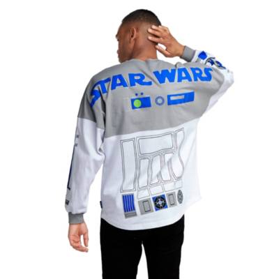 Sudadera universitaria R2-D2 para adultos, Spirit Jersey, Star Wars, Disney Store