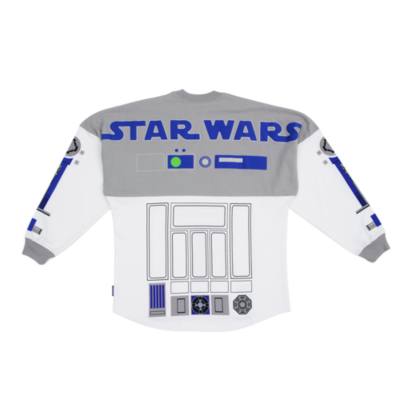 Sudadera universitaria R2-D2 para adultos, Spirit Jersey, Star Wars, Disney Store