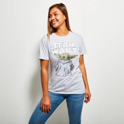 Star Wars: The Mandalorian - Das Kind - T-Shirt mit skizzenartigem Motiv f&uuml;r Erwachsene