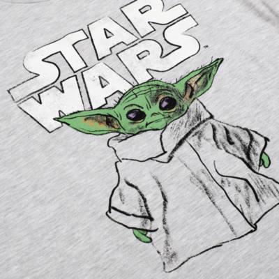 Star Wars: The Mandalorian - Das Kind - T-Shirt mit skizzenartigem Motiv f&uuml;r Erwachsene