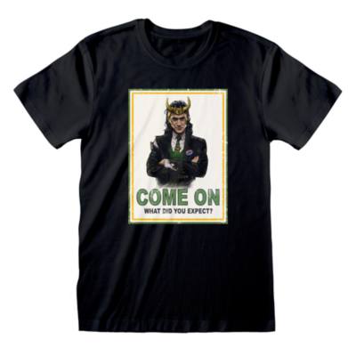 Disney Store Loki Poster T-Shirt For Adults
