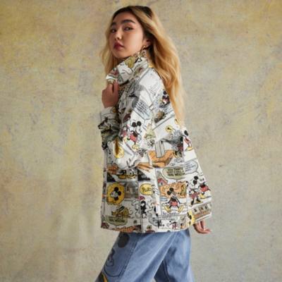 Disneyland Her Universe Veste en jean Mickey et ses Amis style BD pour adultes