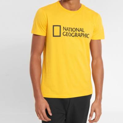 Disney Store National Geographic Yellow T-Shirt For Adults