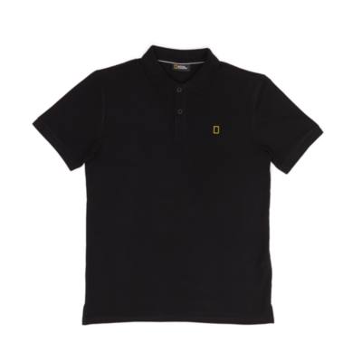 Disney Store National Geographic Black Polo Shirt For Adults