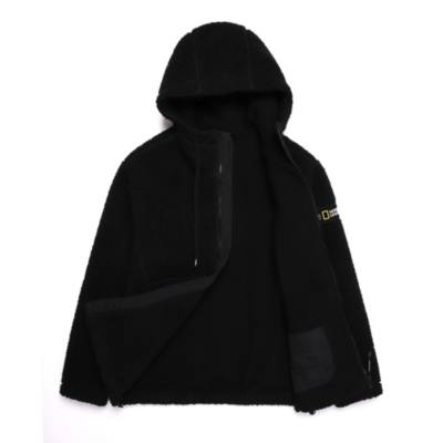 Disney Store National Geographic Black Hooded Fleece For Adults