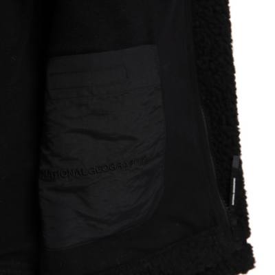 Disney Store National Geographic Black Hooded Fleece For Adults