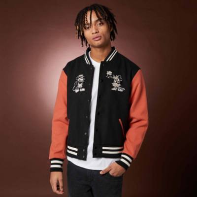 Disney Store Mickey and Minnie Varsity Jacket For Adults