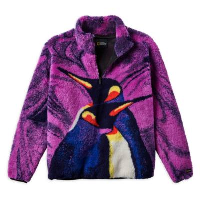 National Geographic chaqueta polar cremallera corta ping&uuml;ino para adultos