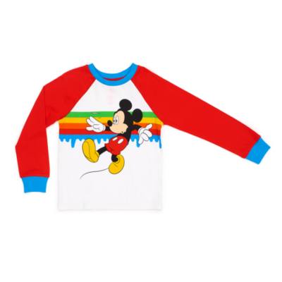Disney Store Mickey Mouse Striped Pyjamas For Kids