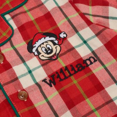 Mickey Mouse Festive Plaid Pyjamas for Kids
