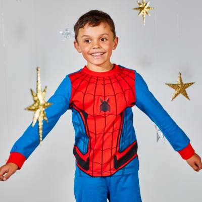 Disney Store Spider-Man Costume Pyjamas For Kids