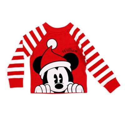 Disney Store Mickey Mouse Holiday Cheer Pyjamas For Kids