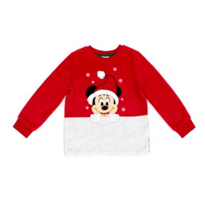 Mickey Mouse Holiday Cheer Fluffy Pyjamas For Kids