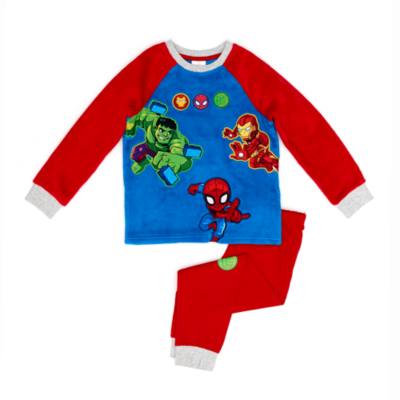 Disney Store Marvel Super Hero Adventures Fluffy Pyjamas For Kids