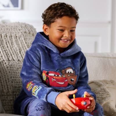 Sudadera extragrande con capucha infantil Rayo McQueen y Mate, Disney Pixar Cars