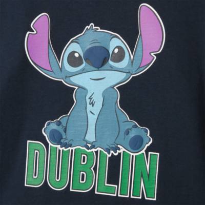 Stitch Dublin Dark Blue T-Shirt For Kids, Lilo & Stitch