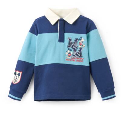 Micky Maus - Rugby-Oberteil im Marine-Look f&uuml;r Kinder