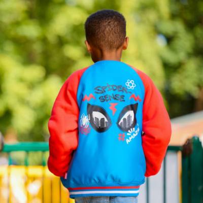Chaqueta universitaria infantil Spider-Man