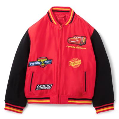 Lightning McQueen Varsity Jacket For Kids, Disney Pixar Cars