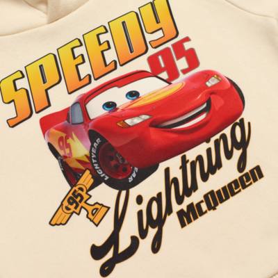 Lightning McQueen Hooded Sweatshirt For Kids, Disney Pixar Cars